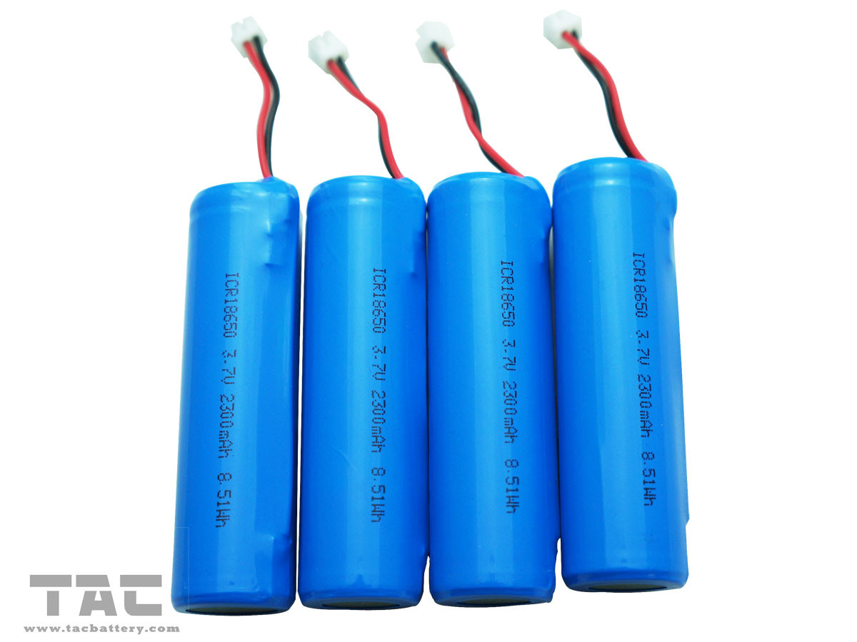 China 3.7v Lithium ion Cylindrical Batteries 18650 Batteries 2400mAh for Cellular Phones Camera factory
