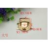 China Professional custom luxury gold zinc alloy metal bag push locks 35*40 mm factory