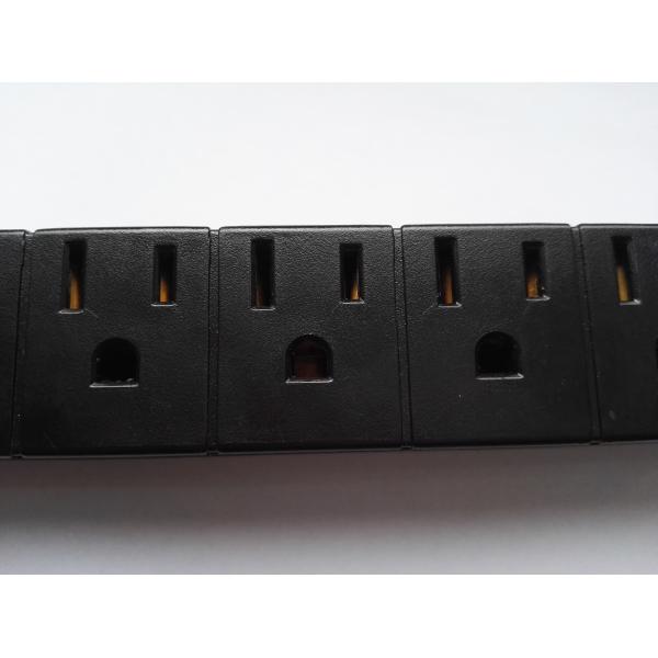 Quality American 10 Outlets Slim Plug Power Strip With Side Socket , Power Distribution for sale