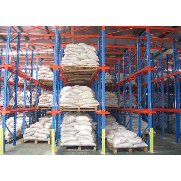Quality Steel Adjustable Drive In Steel Warehouse Shelving , Pallet Racking Shelves 4000kg/Level for sale
