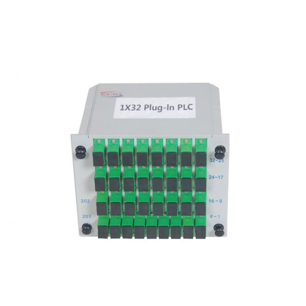 Quality SC APC Fiber Optical Splitter 1×32 Single Mode Low PDL Compact Design for sale