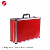 China Fire Fighters Outdoor Rescue Equipment Red Aluminum Tool Cases / Box factory