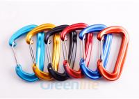 China D Shape Snap Hook Carabiner Aluminum 7075 Material Good Accessory For Lanyards factory