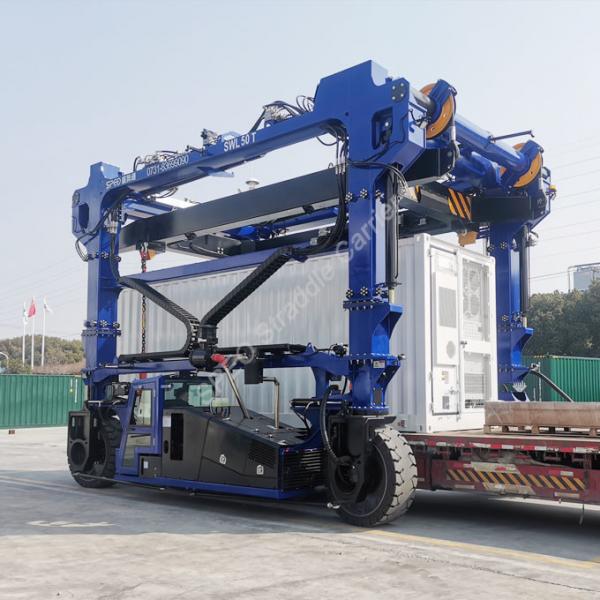 Quality Electric Container Straddle Carrier Container Lifting Vehicle Container Handling Car for sale