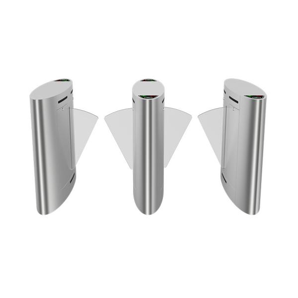 Quality Quick Pass Hands Free Flap Barrier Slim Speed Gate Turnstile With Face Recognition for sale