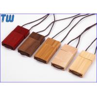 China Wooden Lanyard 1GB USB Flash Drive Natural Color Dog Tag Similar factory