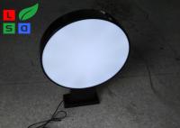 China Dia 600mm Round LED Outdoor Light Box LED Blade Sign Double Sided For Shop Advertising factory