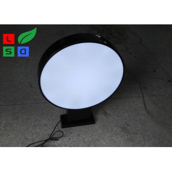 Quality Dia 600mm Round LED Outdoor Light Box LED Blade Sign Double Sided For Shop for sale