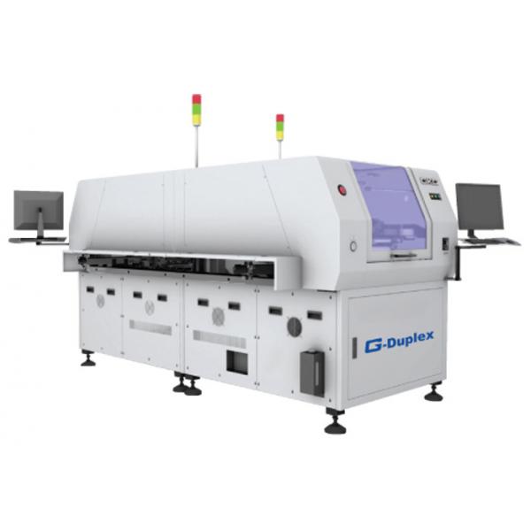 Quality Reconditioned GKG G-Duplex SMT Printer Machine For Dual Lane SMT Line 3 Stage Conveyor for sale