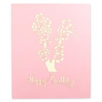 China ROHS Cherry Blossom Tree Pop Up Card, Greeting Cards OEM ODM factory