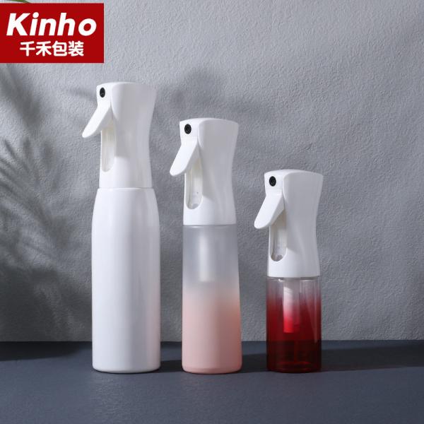 Quality Aerosol Cosmetic Spray Pump 200ml 300ml 500ml Continuous Spray Bottle PET Barber Hairdressing for sale