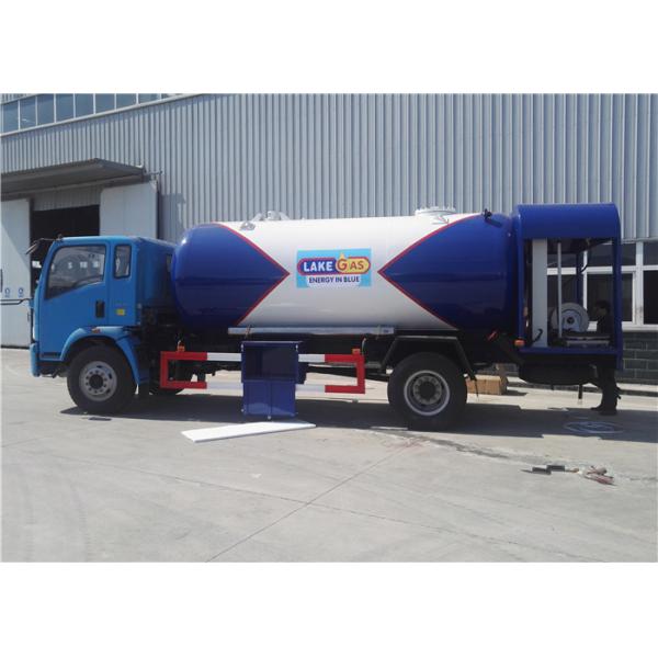 Quality 4x2 12CBM 5 Ton 6 Tons LPG Delivery Truck 12000L Color Customized For HOWO for sale