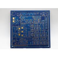 China 8L Computer Circuit Board Blue Soldmask Immersion Gold SMT circuit board factory