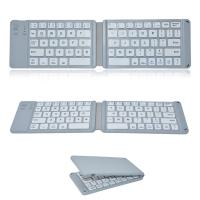 China Wireless Folding Bluetooth Keyboard , Ultra Slim Bluetooth Keyboard 78 Keys factory