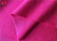 China Solid Color Elastic Knitted 87% Polyester 13% Spandex Fabric For Apparel factory