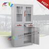 China 2016 hot sale steel cupboard FYD-W013 with lower price,glass/steel door with 2 drawer factory