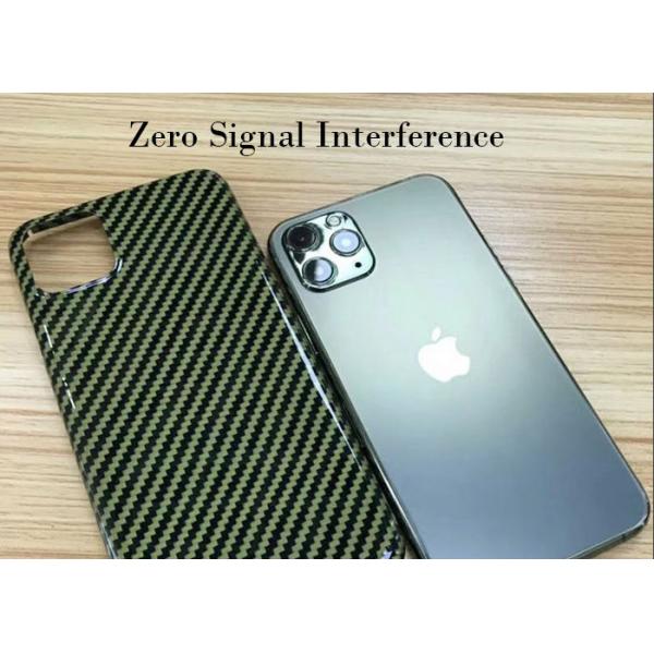 Quality Shockproof Glossy Finish Surface Carbon Aramid Fiber iPhone Case For iPhone 11 for sale