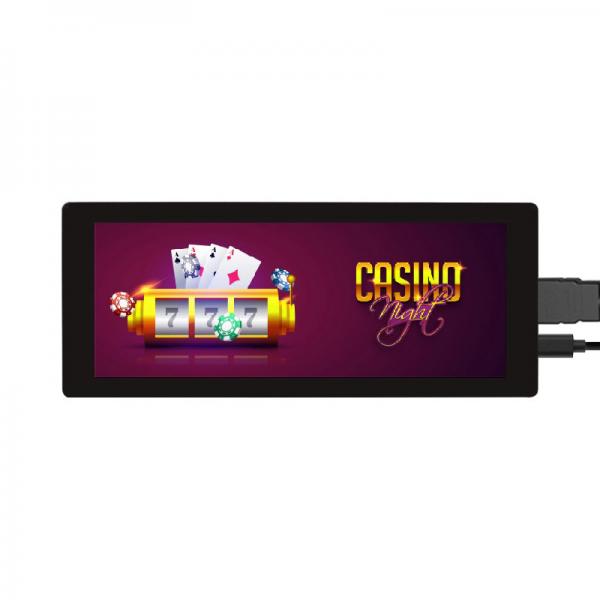 Quality 6.86 Inch Bar Type LCD Display USB Touch Screen For Casino Play for sale