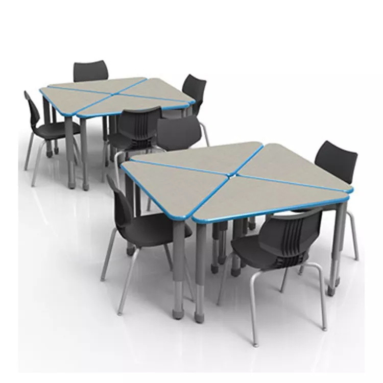 China Diamond Open Front School Desks School Furniture Desk Chair For Students Teachers factory