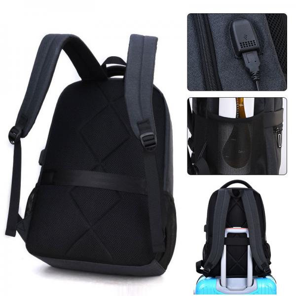 Quality External USB Charging Backpack Men Laptop Waterproof Nylon School Bags for sale