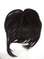 China Custom Black Chinese Human Top Lace Closure Virgin Hair Fringe Short Straight factory