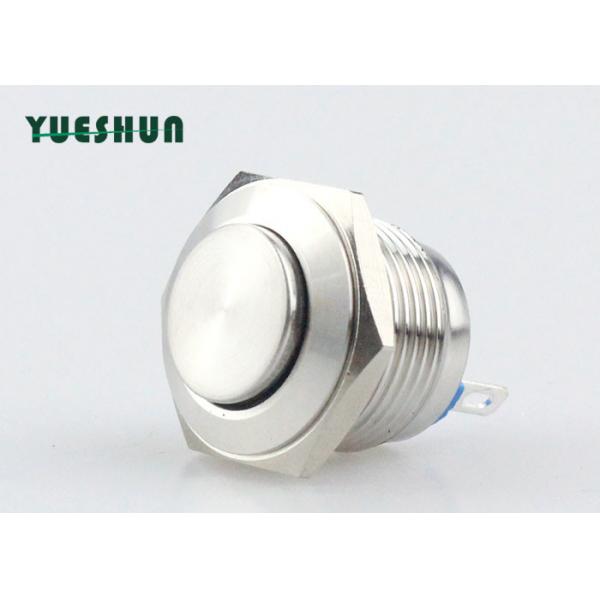 Quality High Head 16mm Stainless Steel Push Button Switch Waterproof Easy Installation for sale