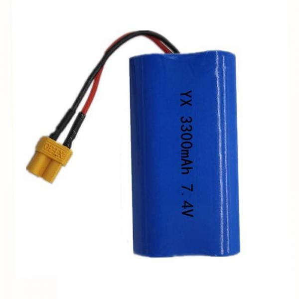 Quality LFP Solar 18650 Rechargeable Lithium Ion Battery 7.4 V 2200mah Bank Type for sale