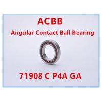 Quality 71908 C P4A GA Precision Angular Contact Ball Bearing 18000RPM-20000RPM for sale
