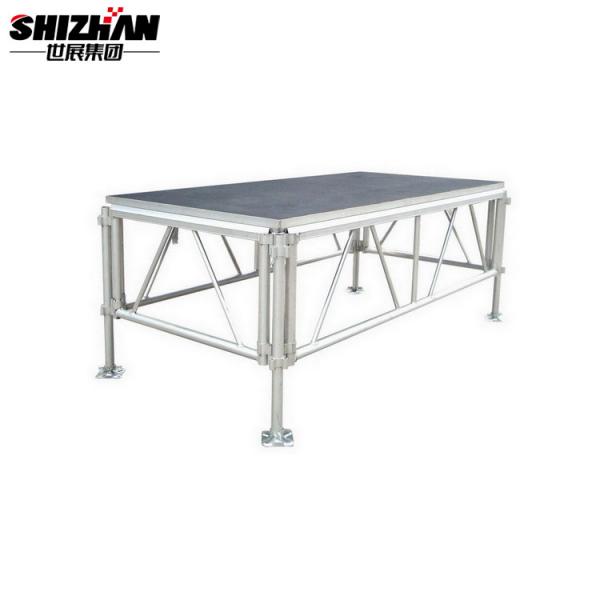 Quality 4x4 Aluminum Stage Platforms Outdoor Event All Terrain Height Adjustable for sale