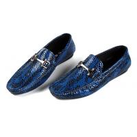 China Alligator Genuine Leather Men Casual Loafers Outdoor Mens PU Loafer Shoes factory
