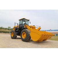 china SHANMON 956 wheel loader 5 tons loader for transportation,yellow color, 162kw