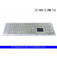 Quality IP65 Rugged Kiosk Metal Industrial Keyboard With Touchpad Function Keys And for sale