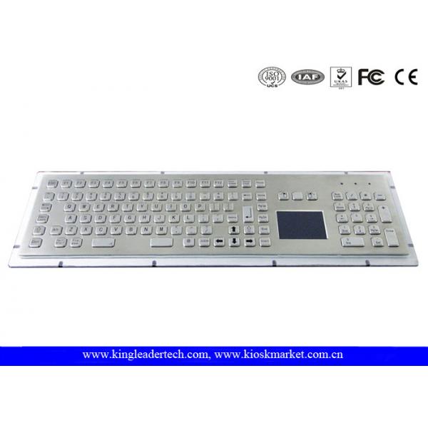 Quality IP65 Rugged Kiosk Metal Industrial Keyboard With Touchpad Function Keys And Number Keypad for sale