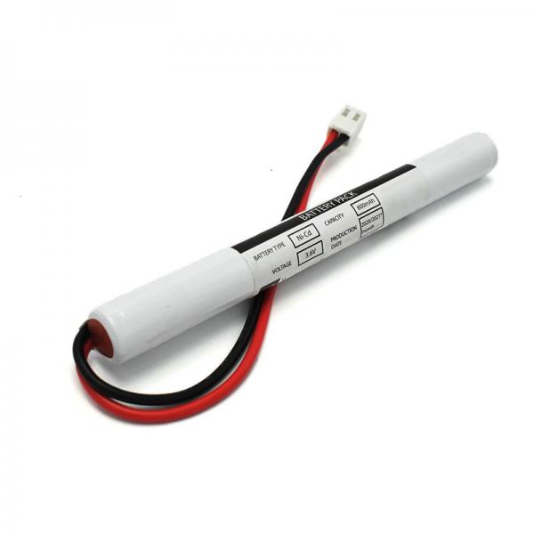 Quality 3.6v Emergency Light Ni Cd Battery 0.1C Rechargeable AA 600mah Battery for sale
