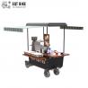 China Multifunctional Electric Street Coffee Vending Cart With 48V Battery factory