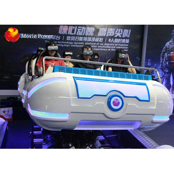 Quality 360 Degree Rotation Amusement Park 9D VR Cinema 6 Seats Game Machine For Family for sale