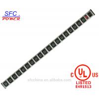 China IEC 60320 C13 C14 PDU POWER STRIP Smart 19 Outlet Power Bar For Network Cabinet , Multiple Electrical Outlets factory