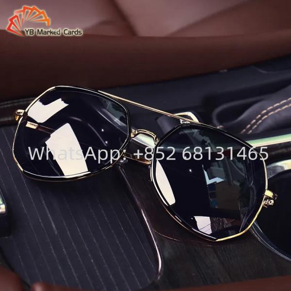 Quality Luminous Marked Cards Glasses Gambling Cheaters Sunglasses For Magical Shows for sale