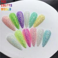 China High Shining Rainbow Colors Cosmetics Makeup Ultra Fine Glitter Nails Decoration factory