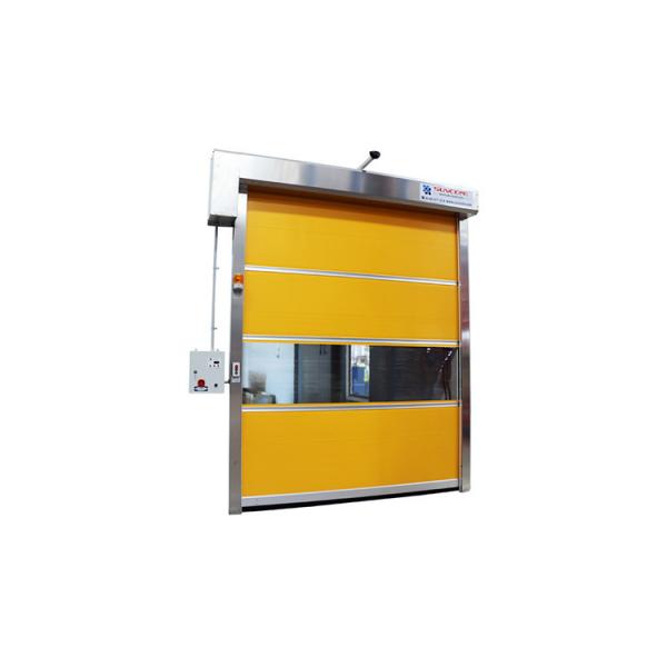 Quality 1.2mm PVC High Speed Doors With Radar , Plastic Roller Shutter Door for sale