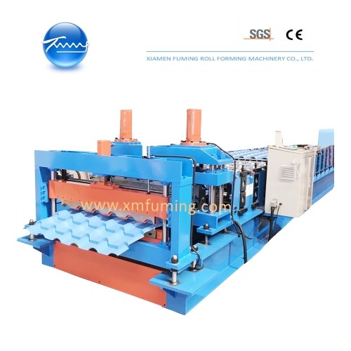 Quality Customized Glazed Roof Tile Roll Forming Machine For Metal Profiles for sale