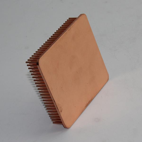 Quality LF C1100 Strips Skived Fin Copper Pipe Heat Sink For Automotive for sale