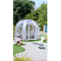 china 3m Clear Bubble Tents Restaurant Outdoor Transparent Bubble Dome With LED Light