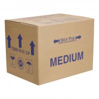 China Medium Sized Cardboard Storage Box For Paperback Books Pots And Pans factory