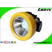China 0.74W 5000Lux Portable Cordless Mining Cap Lamp PTC Rechargeable LED Hat Lights factory