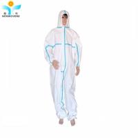 China Microporous Material Disposable Medical Coverall 65gsm For Hospital Industrial factory