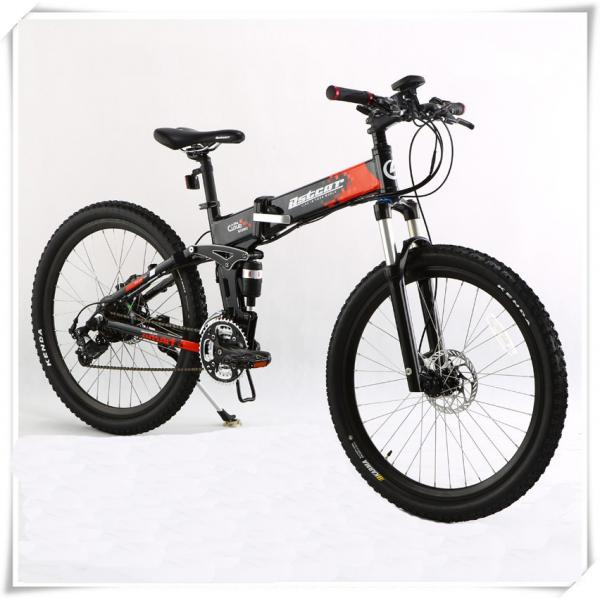 Quality AOWA Electric Motorized Bicycles Safety Electric Folding Bikes With 26''-1.95 for sale