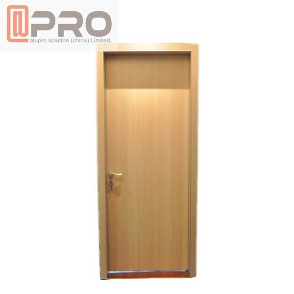 Quality Black Color Powder Coated Aluminium Glass Hinged Door For Housing Project Door for sale