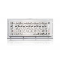 Quality IP65 dynamic Stainless Steel Industrial Keyboard Vandal Proof 68 Keys Compact for sale