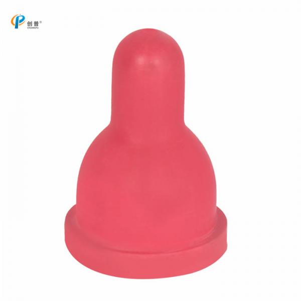 Quality Food Grade 69×24mm Calf Feeding Bottle Nipple Natural Rubber Series for sale